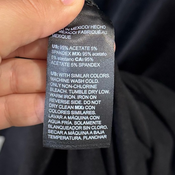 Chico's Travelers | Women's Classic Black Long Sleeve Dress Size 12/14 - Picture 5 of 8